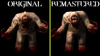 Quake 2 Remastered vs Original Character Models Comparison