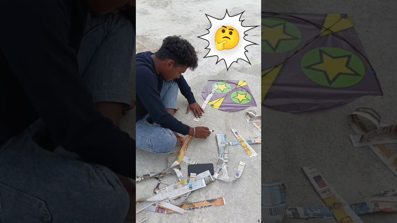 Kite experiment 😧 ll 