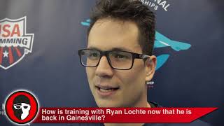 Mitch Darrigo Describes Training With Ryan Lochte