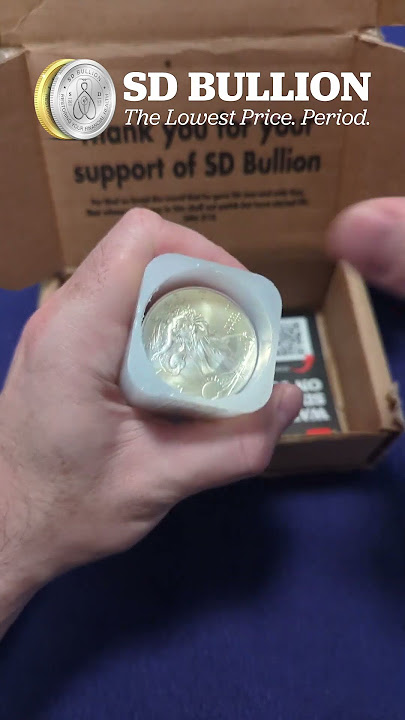 Unboxing US  Silver Bullion Coin - (Tube Of Secondary Market Silver Eagle Coins)