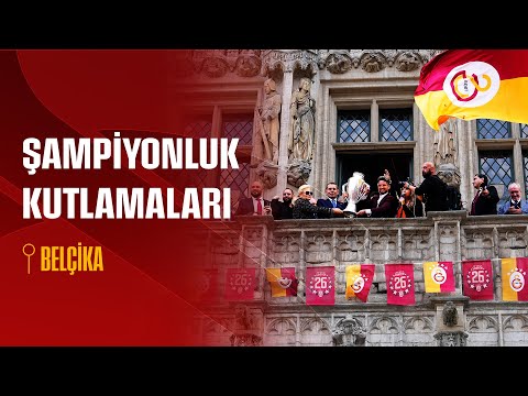 🔴 Belçika'daki şampiyonluk kutlamalarımızdan görüntüler
