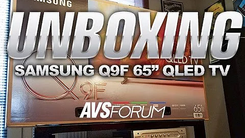 Samsung Q9F 65" QLED TV Unboxing and Assembly Video