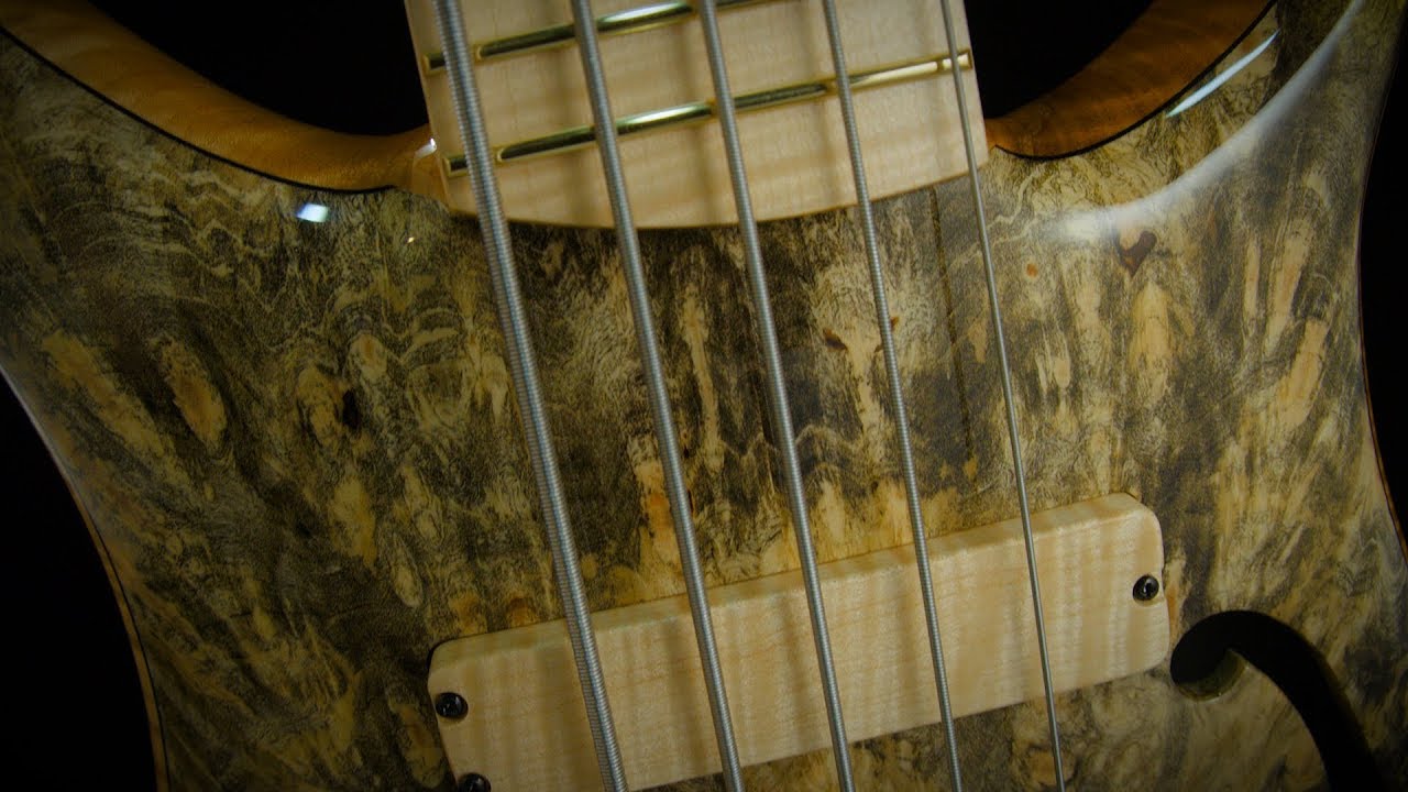 Warwick Custom Shop Masterbuilt - Infinity - 5 String - 3/8" California Buckeye Burl Top #17-3620