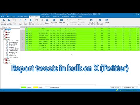 How to report tweets in bulk on X (Twitter) via TweetAttacksPro