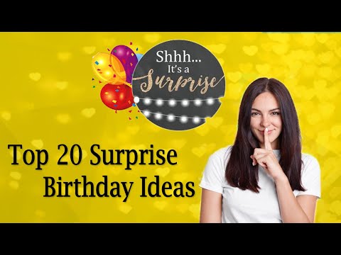 वीडियो: लोगों को उनके जन्मदिन पर कैसे सरप्राइज दें