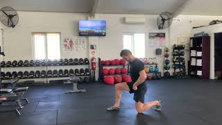 Half Kneeling Hip Flexor Stretch demonstration