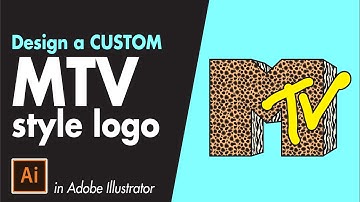 Design the MTV logo - Adobe Illustrator Tutorial