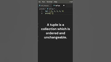 Creating Tuple in Python #ytshorts #shorts #short