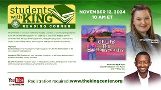 Students with King | Reading Corner with Emmy Woosley