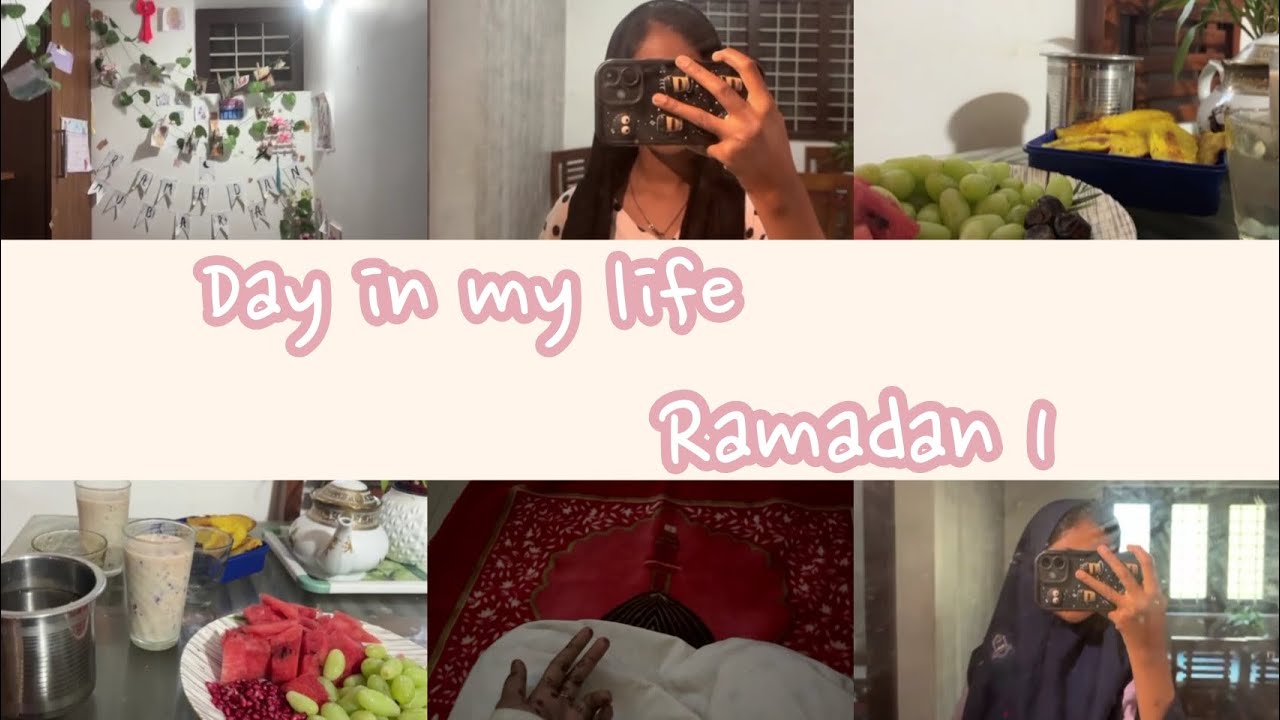 Day in my life |ramadan day 1 |day in my life |aestheticbyazah |ramadan |ramadan mubarak 