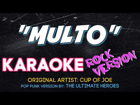 Multo - Cup of Joe (KARAOKE Rock Version by TUH)