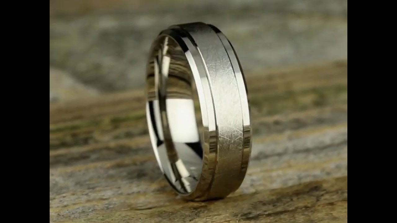 CF67931W - 7mm Men's White Gold Ring