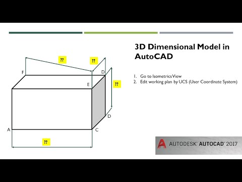 Video: Bagaimanakah saya menunjukkan UCS dalam AutoCAD?