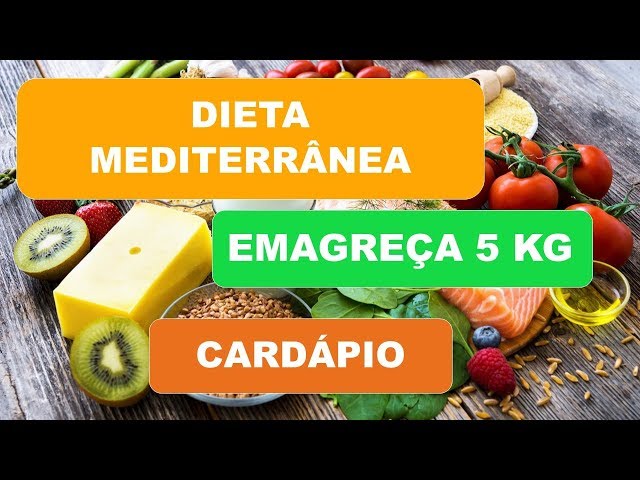Dieta do mediterraneo emagrece