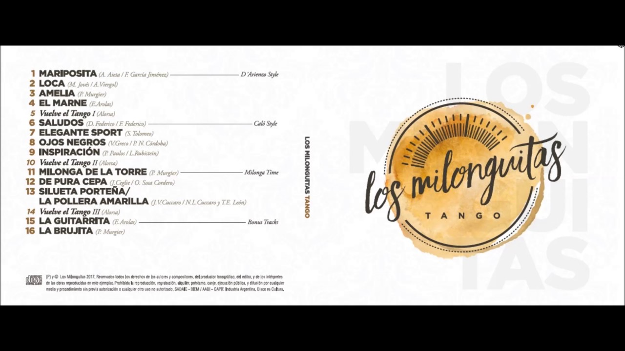 ||LOS MILONGUITAS|| Los Milonguitas [Full Album 2017]