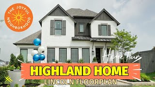 Tour the Highland Home Lincoln Floorplan in Jubilee: Texas' First Health Awareness Community