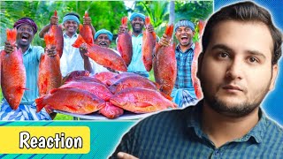 Red Snapper Fish | Big Fish Grill Recipe Cooking In Village | Fish Fry In Clay | Ancient Cooking