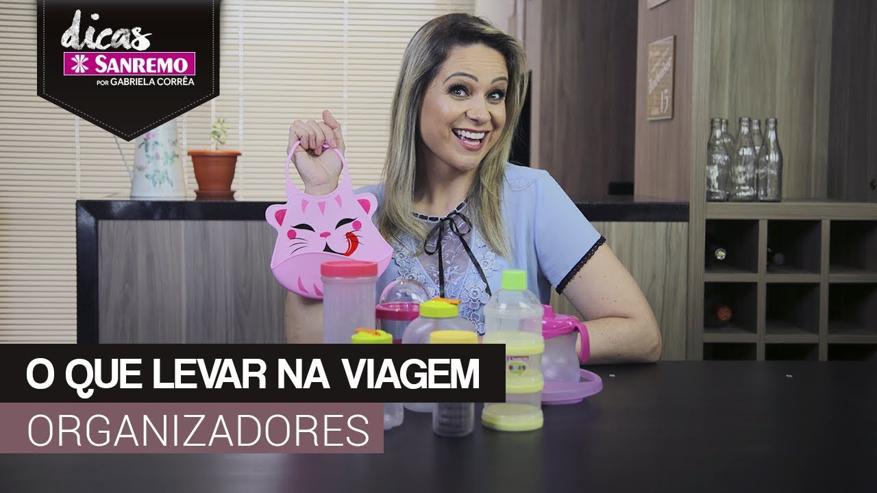 O que levar na viagem - Organizadores | DICAS  SANREMO