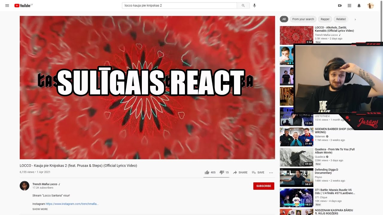 LV DRILL?! | LOCCO - Kauja pie Knipskas 2 (feat. Prusax & Steps) (SULĪGAIS REACT)