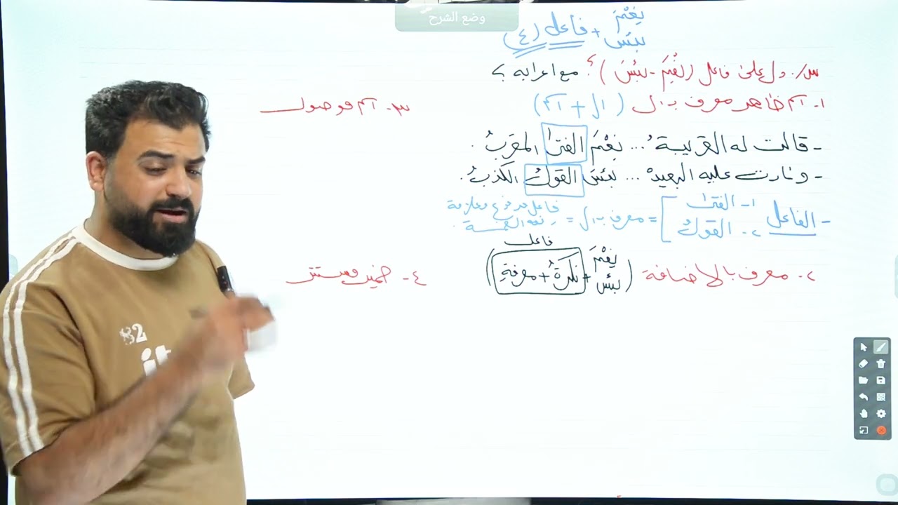 المراجعة المركزة | المدح والذم |السادس الاعدادي2025