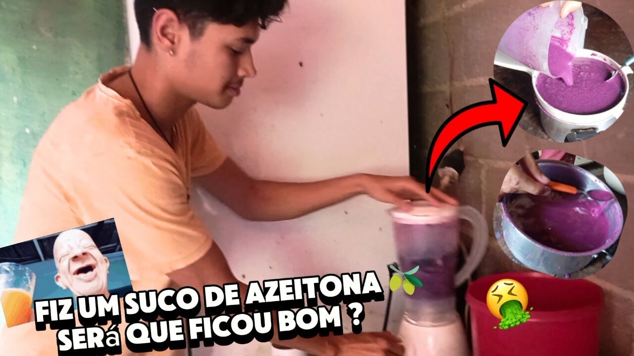 FIZ UM SUCO DESSA FRUTA, E OLHA 👀NO QUE DEU.