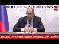 Lavrov Speech At ASEAN LIVE | ‘As If I’d Tell You…’: Lavrov’s Big Reveal On Putin’s War In Ukraine