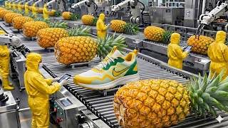 Inside the Pandan Processing Factory: How Millions of Fibers Become Nike Shoes (Full Process)