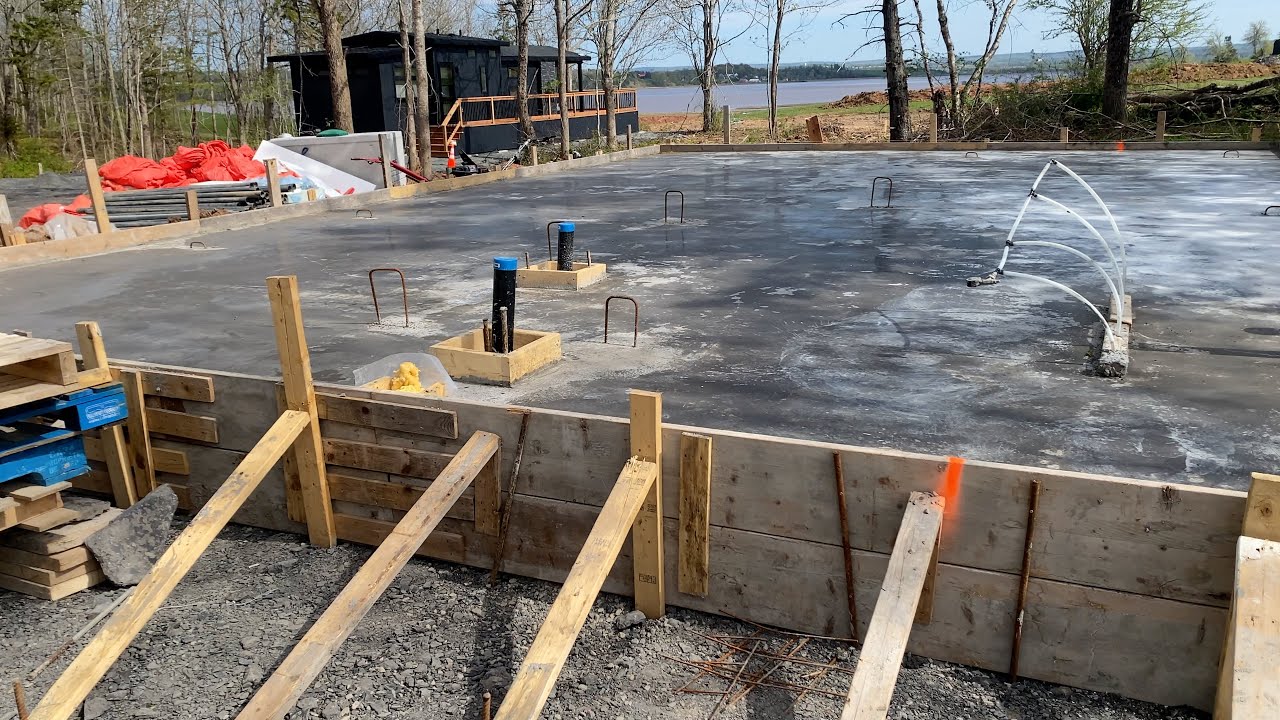 Concrete Foundation with Infloor Heating Start to Finish
