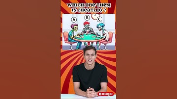 Which one of them is Cheating? #logicpuzzles #teasers  #riddles #viralshorts #viral #viralshorts2025