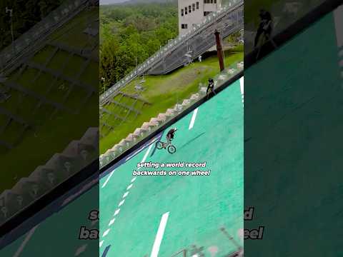 World Record Fakie Down A Ski Slope 👏