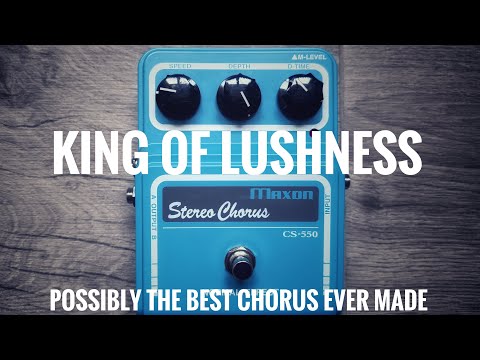 ギター Maxon CS-550 Stereo Chorus Maxon CS-550 Stereo Chorus Pedal - YouTube