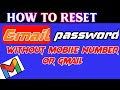 how to reset password without mobile number any Gmail account|in Kannada|