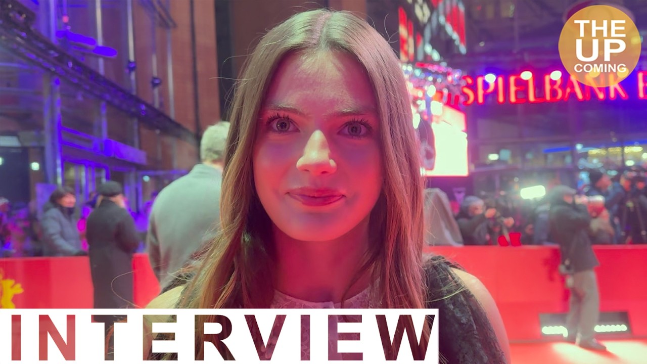 Florence Hunt interview at Queen at Sea red carpet at Berlinale 2026