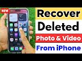 How to Recover Permanently DELETED Photos &amp; Videos on iPhone iOS iPad 2026 Update! Hindi 2026