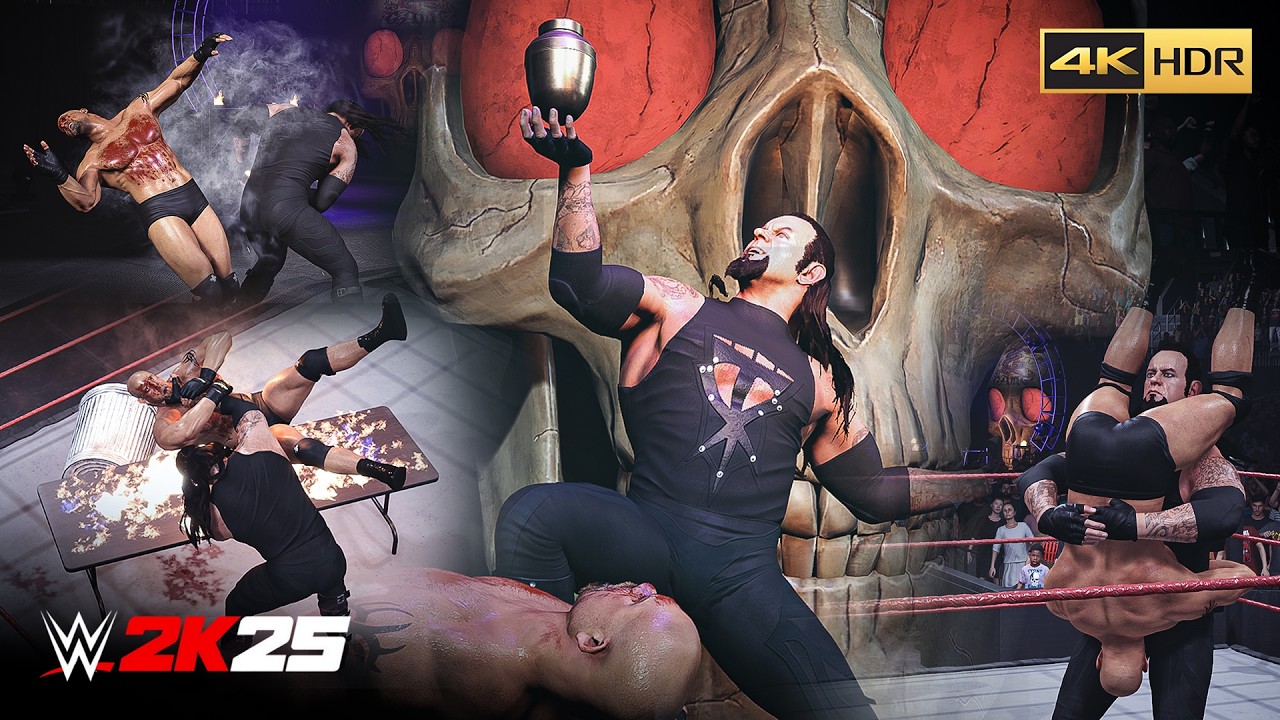 WWE 2K25 - Undertaker Vs Goldberg DREAM MATCH at Survivor Series 1998 Full Match [4k]