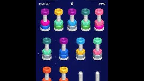 Sort Nuts Level 561 - 570 Walkthrough | PuzzleChallenge ✔️