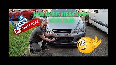 Intercooler install on a mazda 6 mps (speed6)
