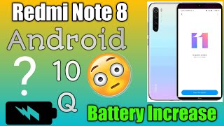 Redmi Note 8 New Stable Update MIUI V11.0.4.0 PCOINXM Android 10 Q