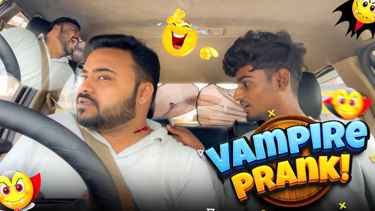 Vampire Prank 🤣 | Car fooling | Car Prank | Tamil Taxi Car Prank 
