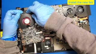 MSI GS63 Stealth Disassembly Fan Battery SSD Replacement