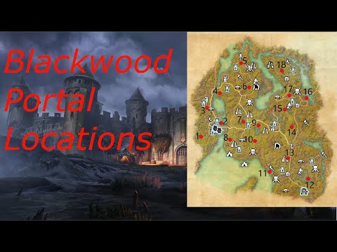 Blackwood Portal Locations (18 confirmed locations)
