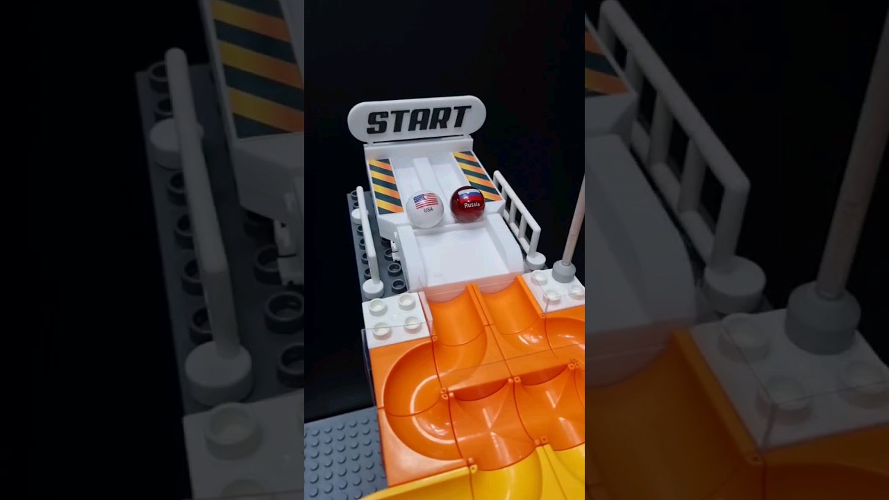 Россия против США невероятная дуэль между великими соперниками в этой мраморной гонке! #marblerace
