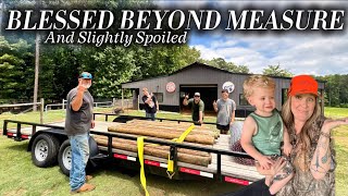 Rainy Days, Farm Builds || A Secret We Couldn’t Keep Any Longer