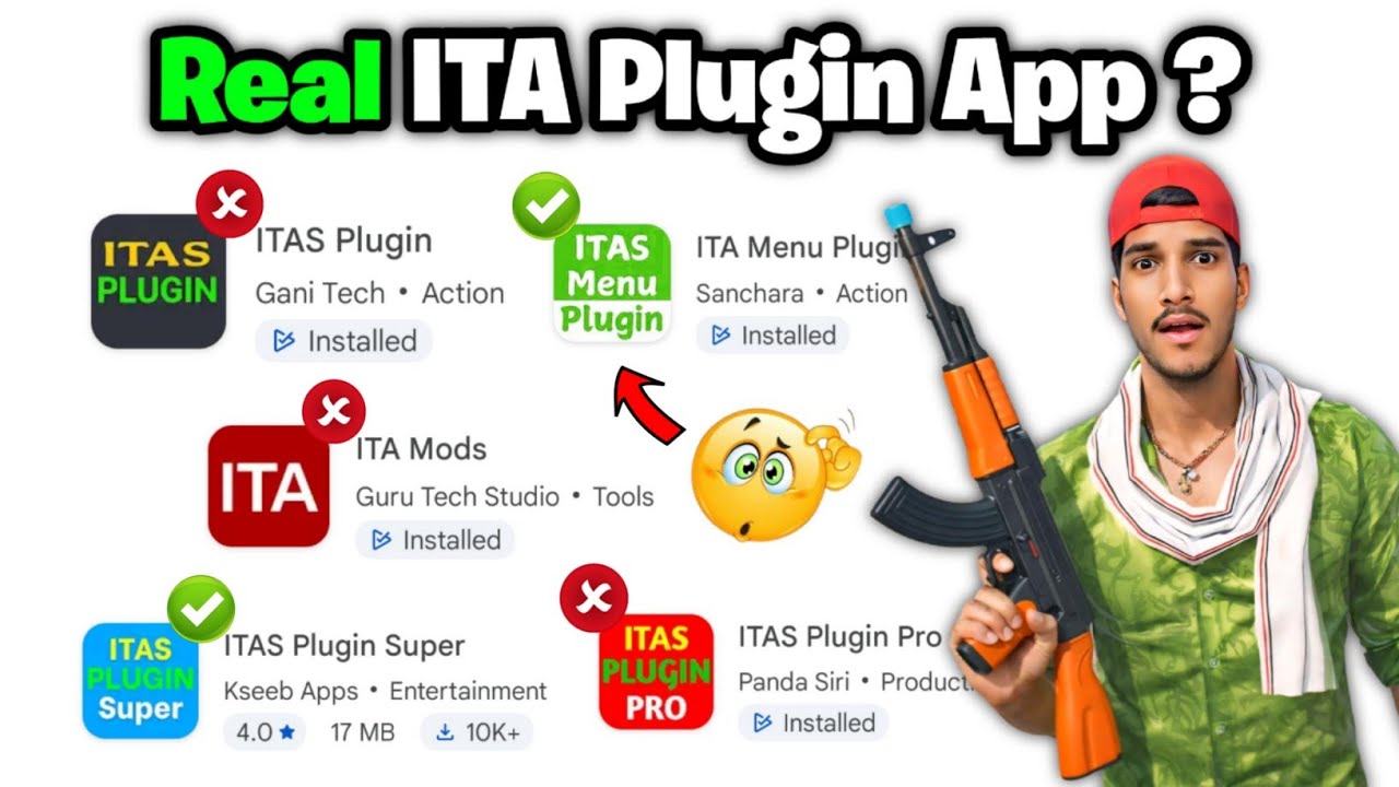 Real Or Fake 🔥 Which is Real ITA Plugin App indian Theft Aura Simulator | Vineet Gaming Gyan