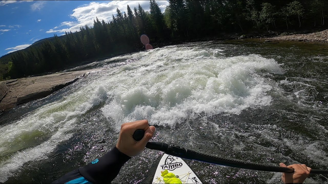 Atna river on paddleboard (TAMBO SUP) Norway 2022 YouTube