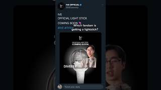 IVE LIGHT STICK REVEAL #kpoplightstick #ivelovedive #ive #kpopconcerts #kpopcollector