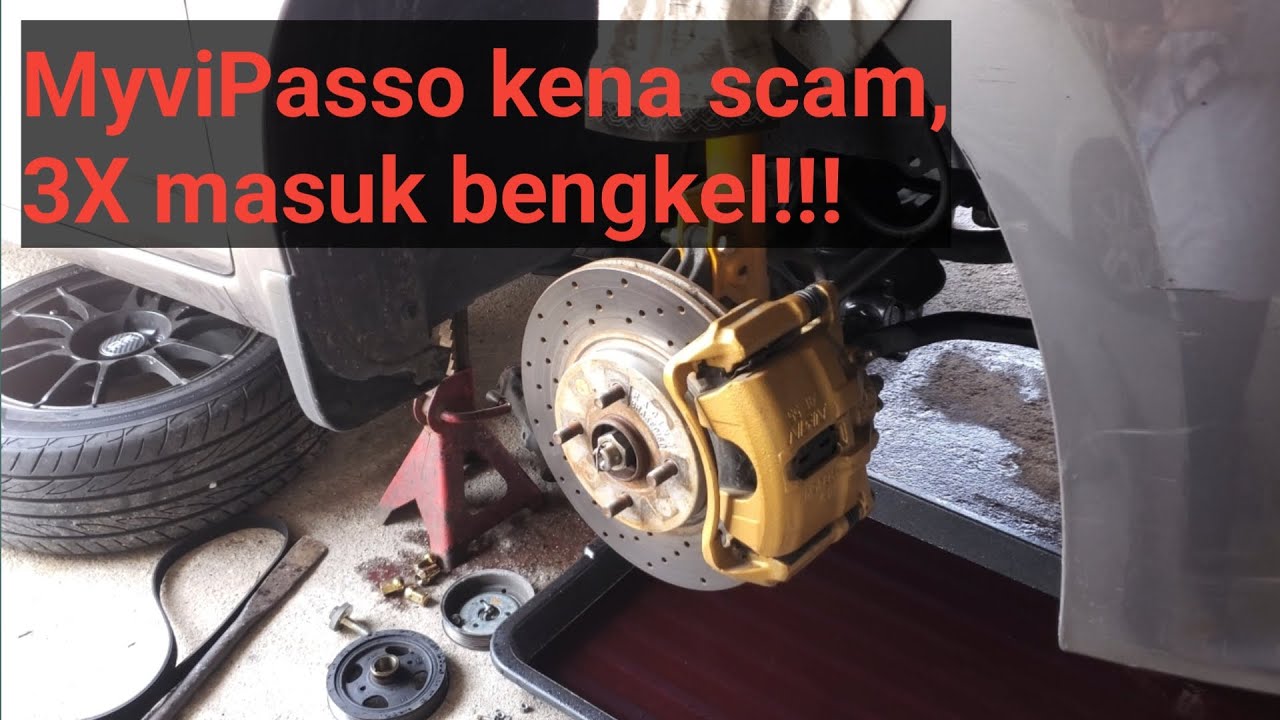 3 kali checkin bengkel Tukar Drive shaft, Steering rack, Mounting