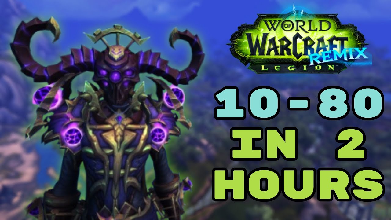 Fastest Way to Powerlevel Alts in Legion Remix (No Cheese) - YouTube