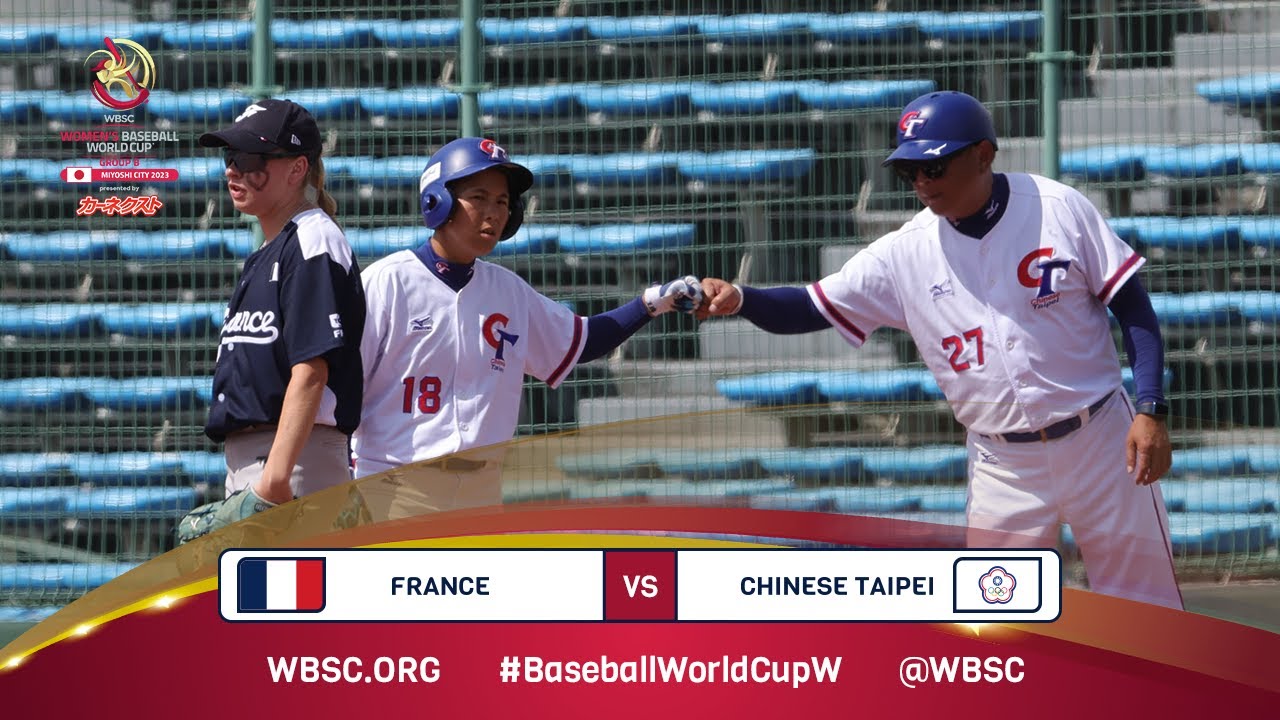 HIGHLIGHTS – Game 13 – France vs. Chinese Taipei – IX WBSC Women’s Baseball World Cup 2023 - Group B