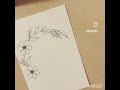 Birthday card handlettered drawing. #shorts #youtubeshorts #viralshorts